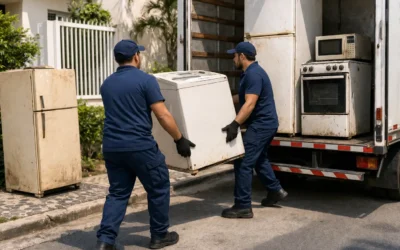 Retiramos eletrodomésticos usados com rapidez e segurança